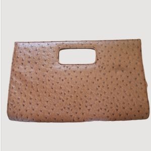 Charming Charlie Faux Peacock clutch